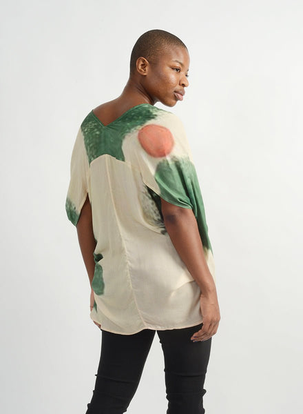 Abstraction Top - Print - O/S (RESALE ITEM) - Meg