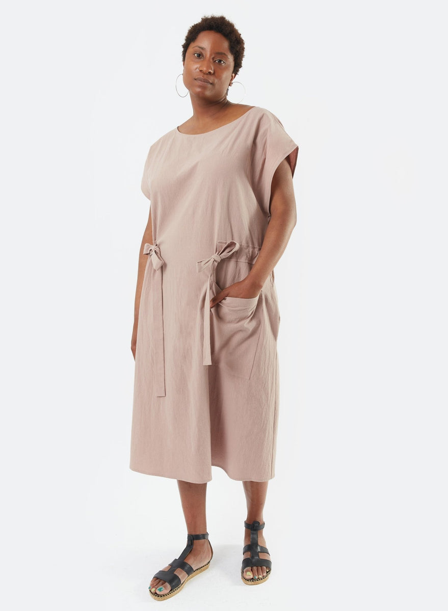 Magdalena Drawstring Dress Nutmeg Meg