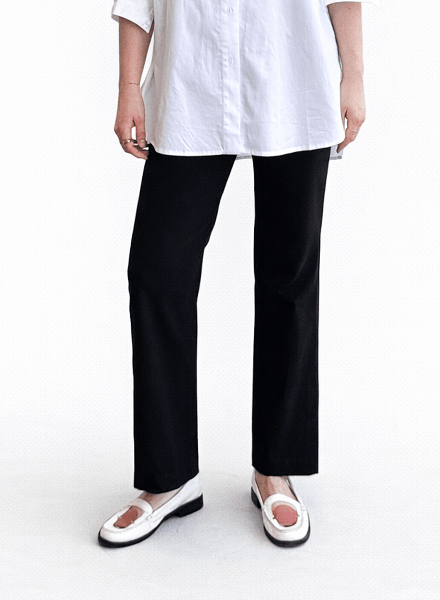 Big Slit Pant - Black - Meg