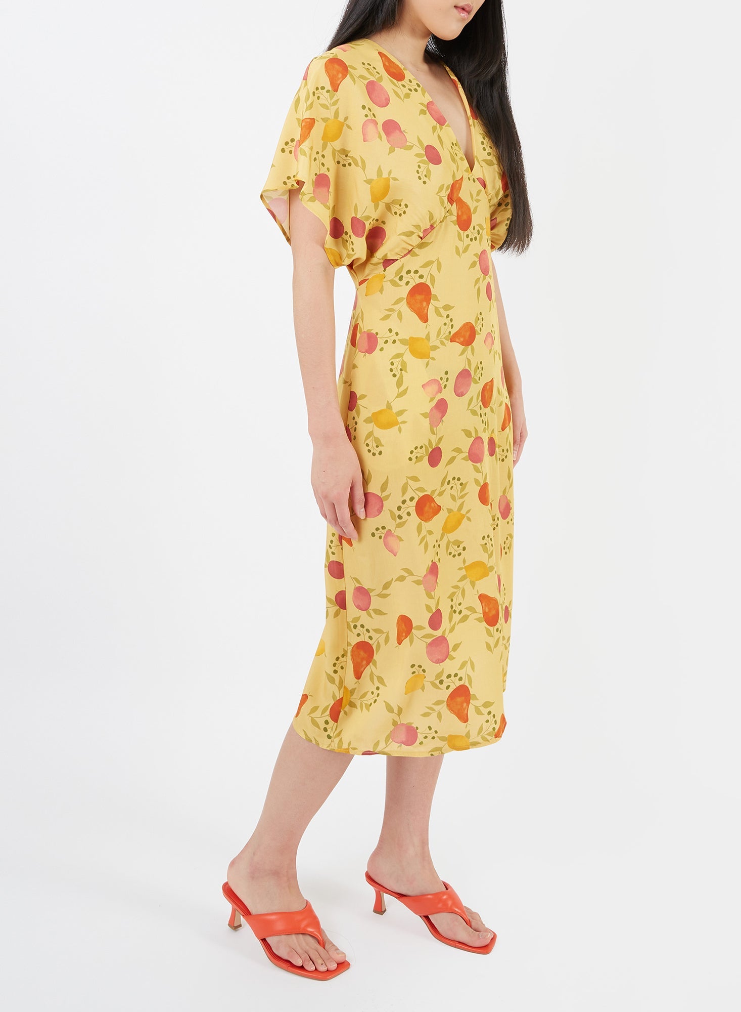 20s Dress - Fruit Print - Meg - Made in Canada