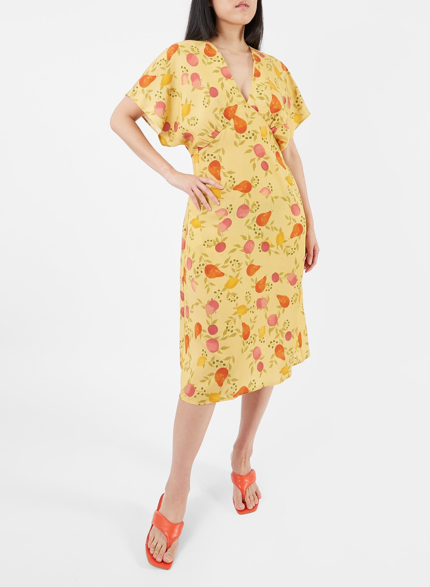 20s Dress - Fruit Print - Meg - Made in Canada