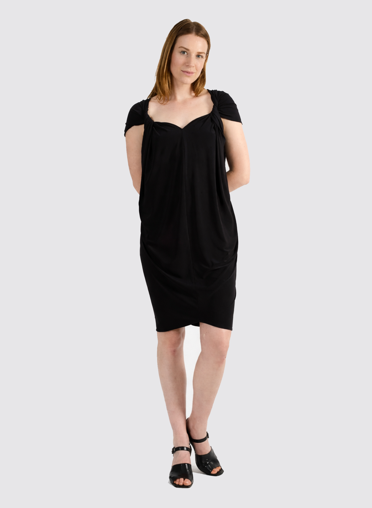 Twisted Dress (RESALE ITEM) - Black - L