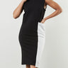 60s Shift Dress - Black/White - Meg