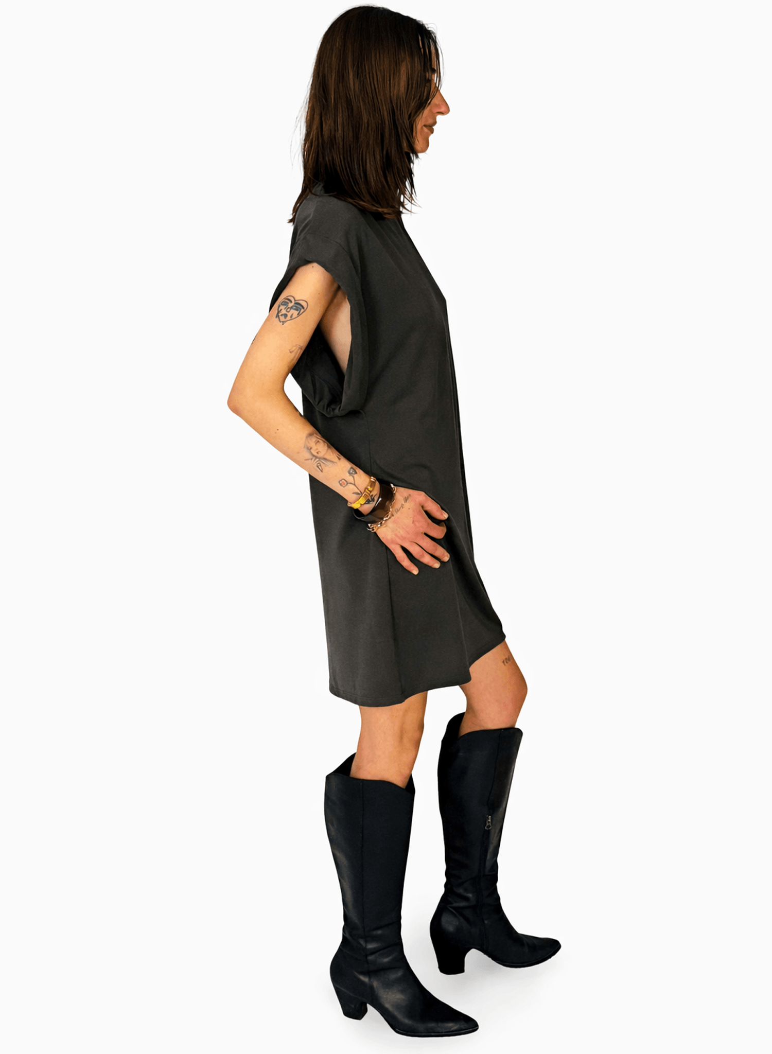 80's Dress - Olive - Meg