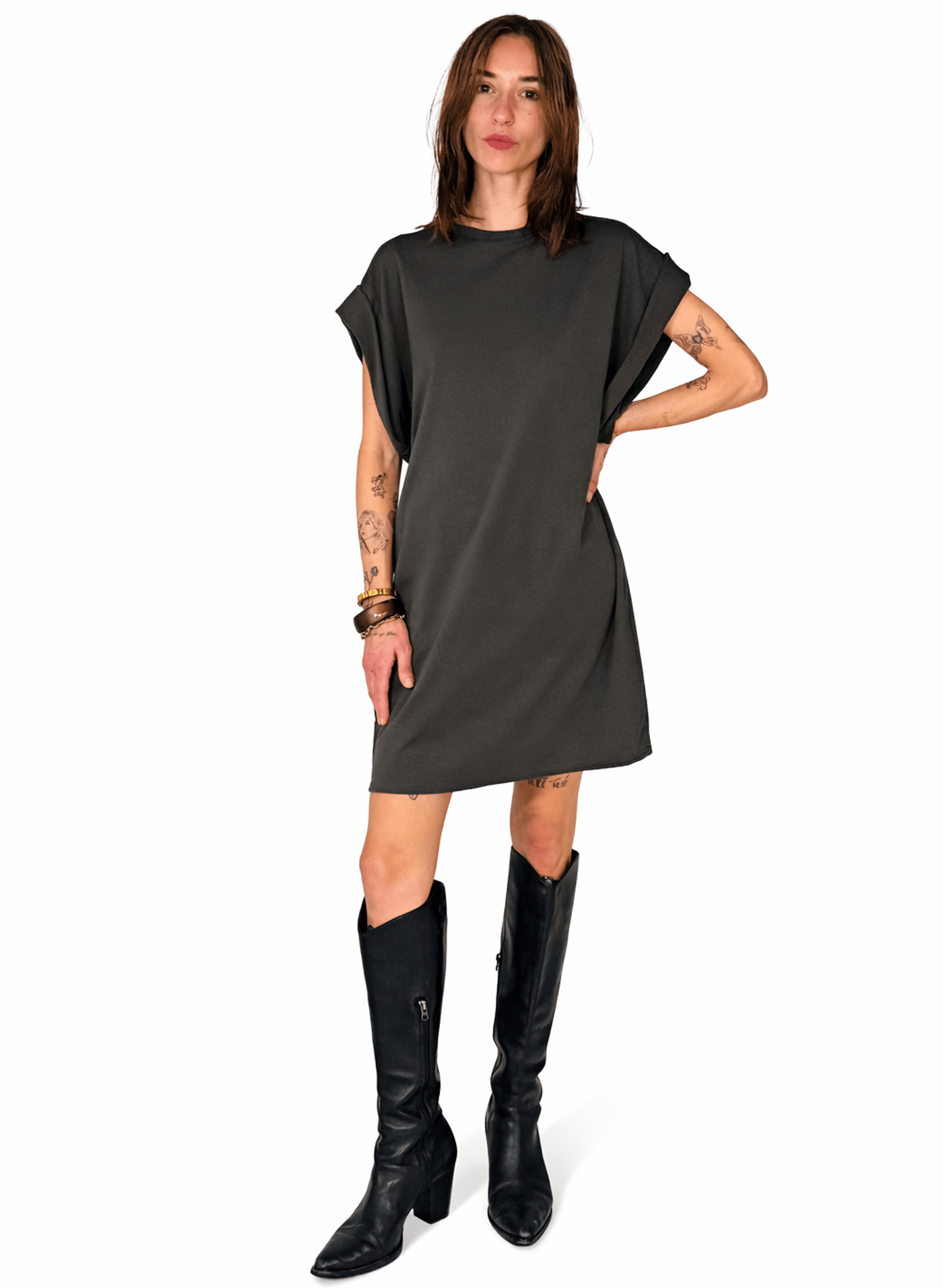 80's Dress - Olive - Meg