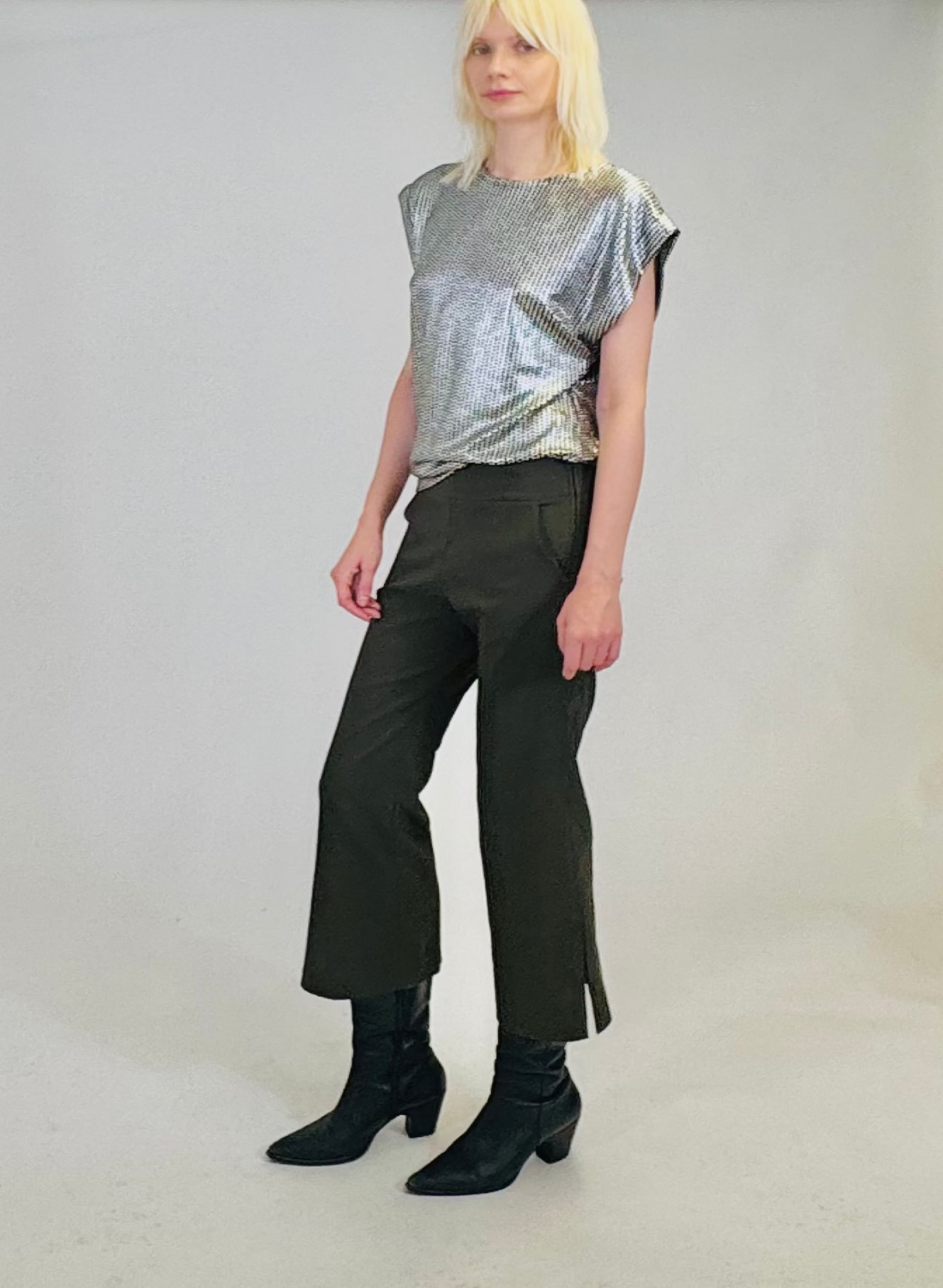 Big Slit Pant - Olive