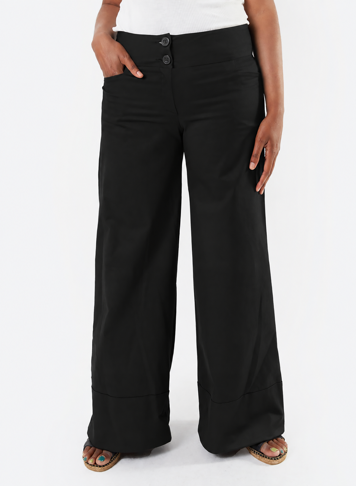 Sabine Pant (RESALE ITEM) - Black - S