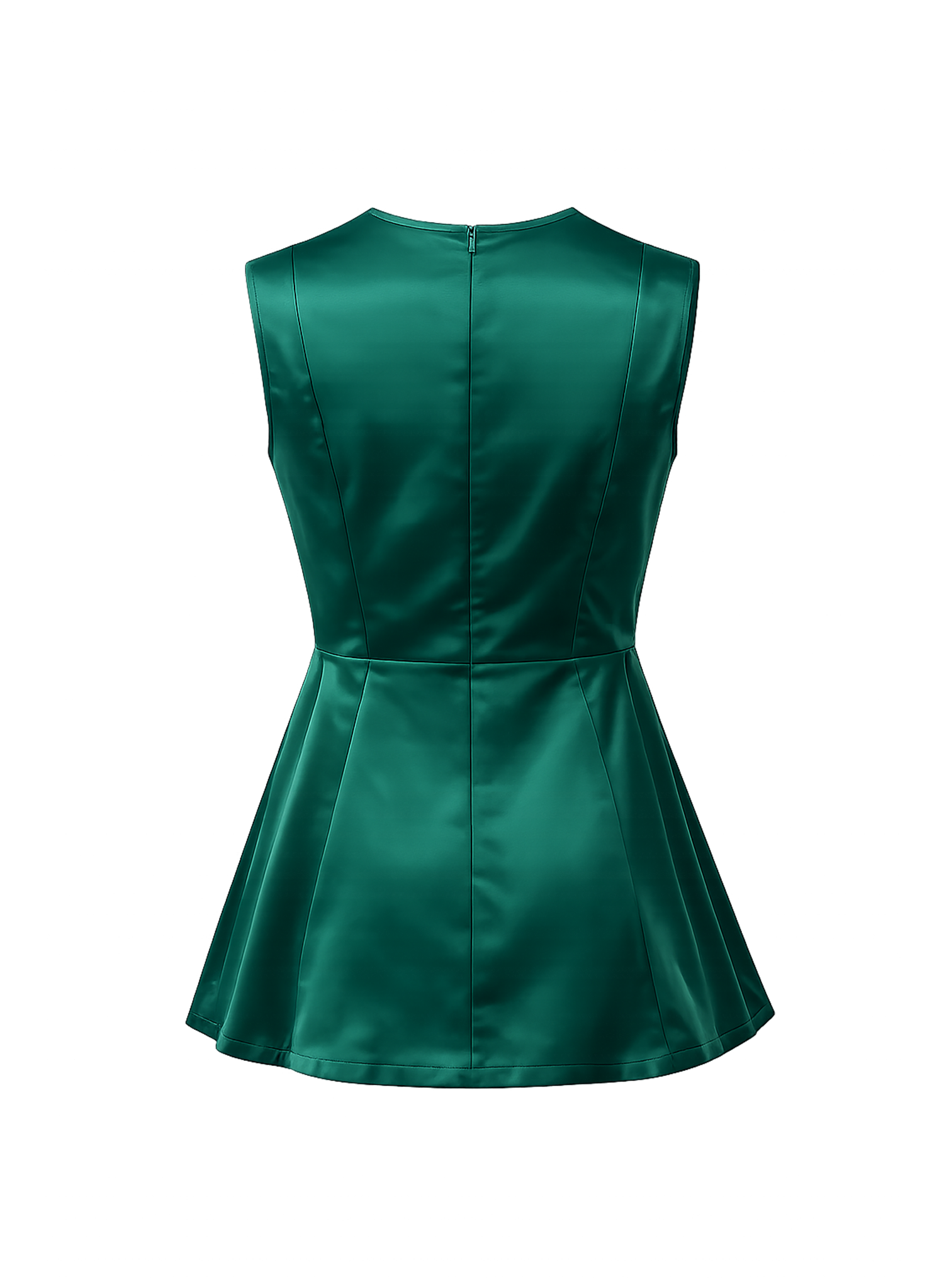 Apron Top - Emerald