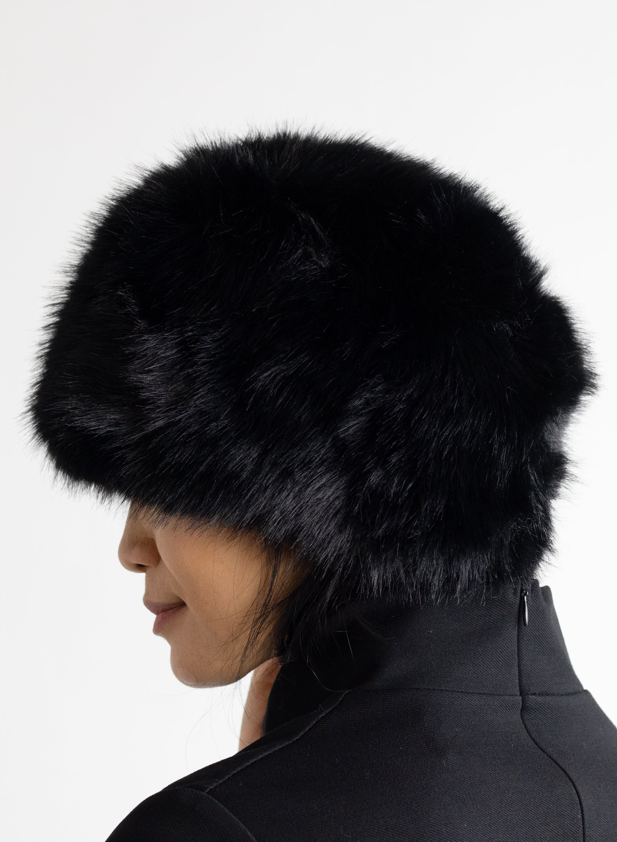 Fur Hat - Black