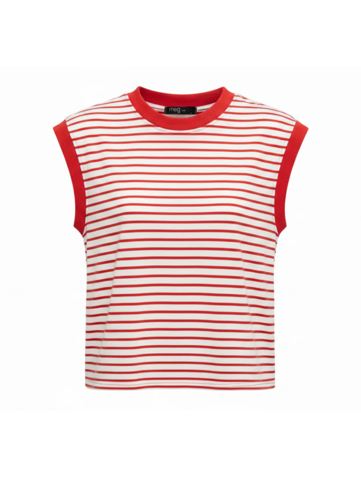 Striped Tee - Red