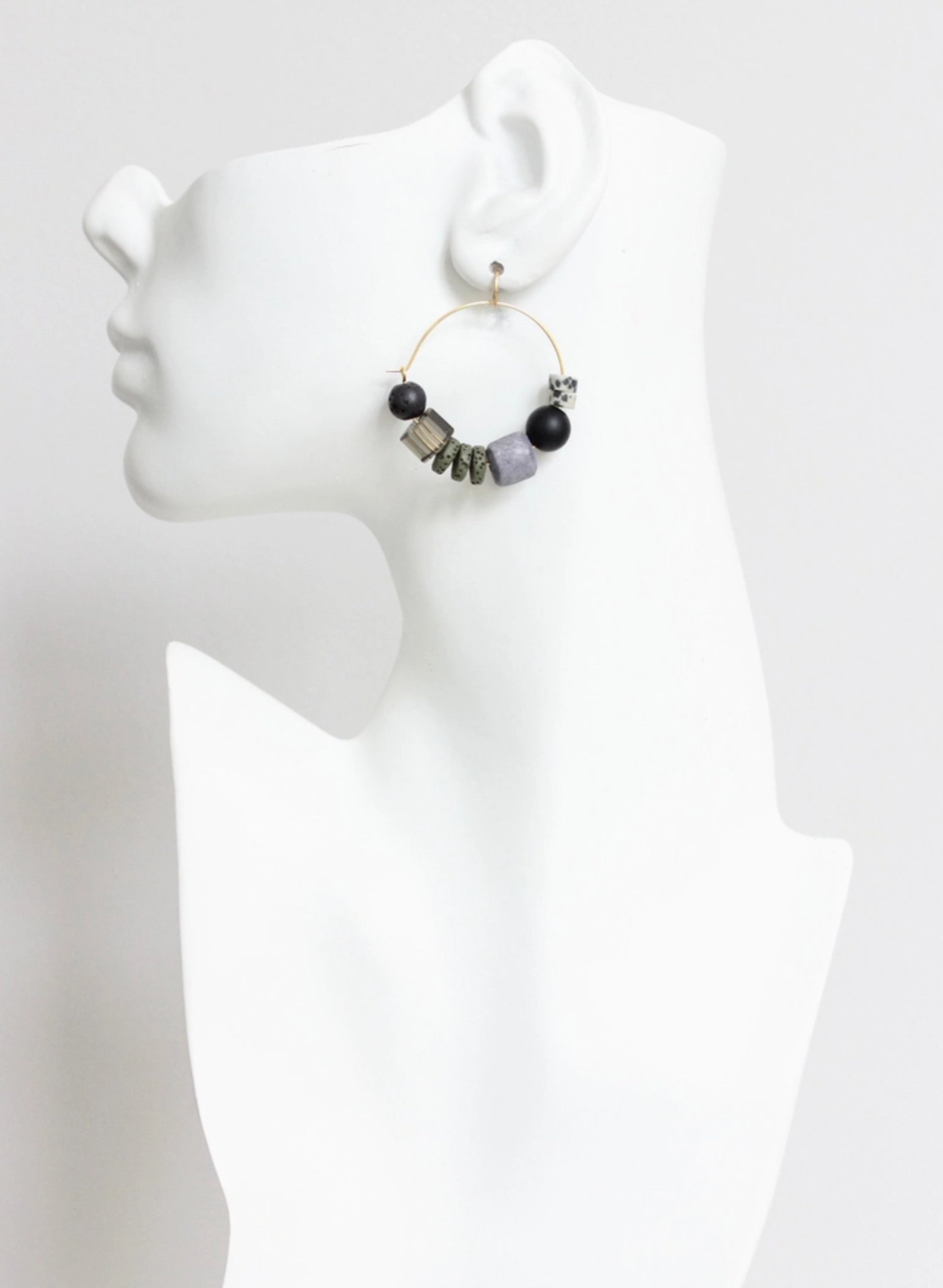 David Aubrey -  Multi-Stone Hoops