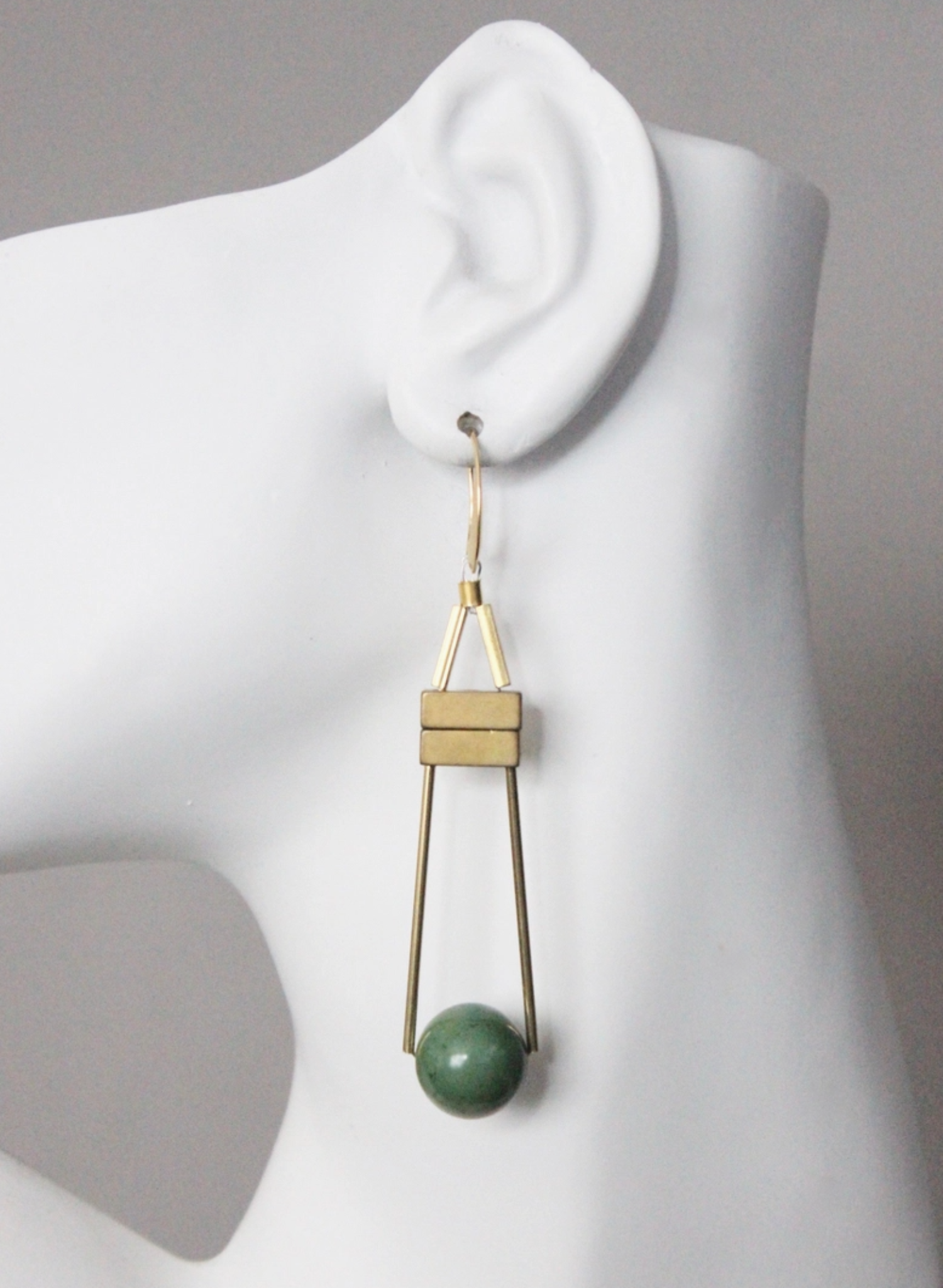David Aubrey -  Turquoise Drop Earrings