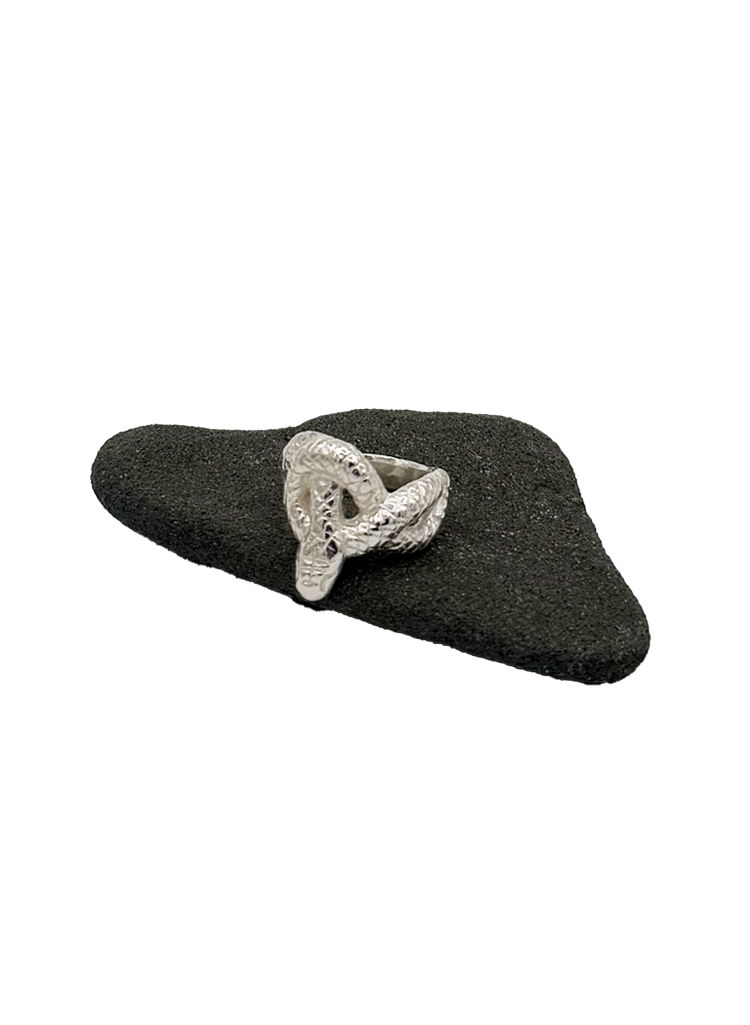Line &amp; Label - Serpentine Ring - Sterling Silver