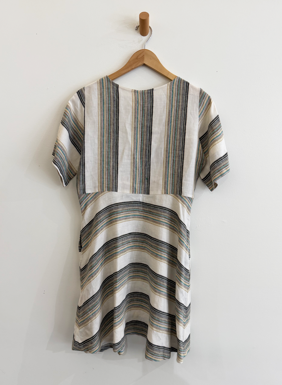 Linen Dress (RESALE ITEM) - Stripe - S