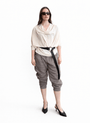 Abstraction Cowl Top - Champagne - Meg