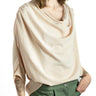 Abstraction Cowl Top (RESALE ITEM) - Oatmeal - M/L - Meg