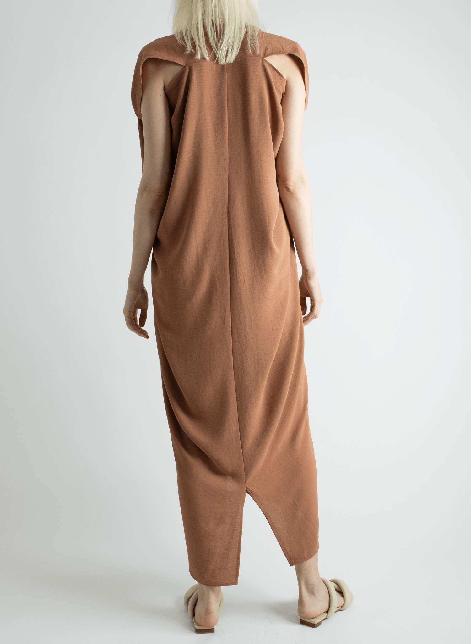 Abstraction Dress - Latte - Meg