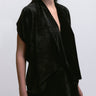 Abstraction Top - Black Velour - Meg