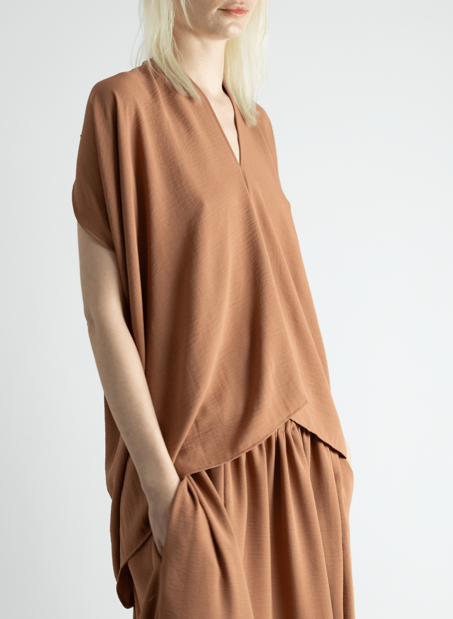 Abstraction Top - Latte - Meg