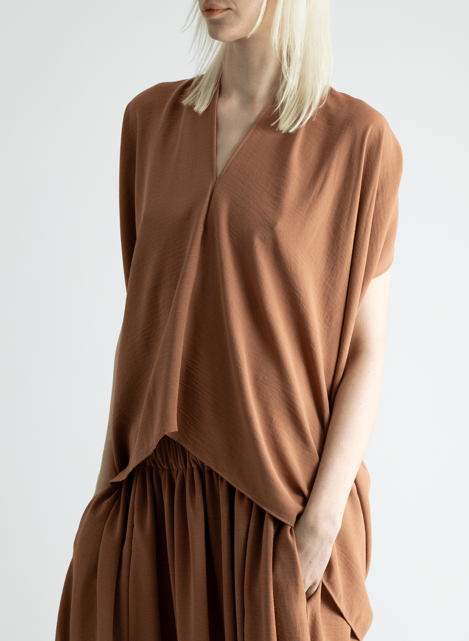 Abstraction Top - Latte - Meg