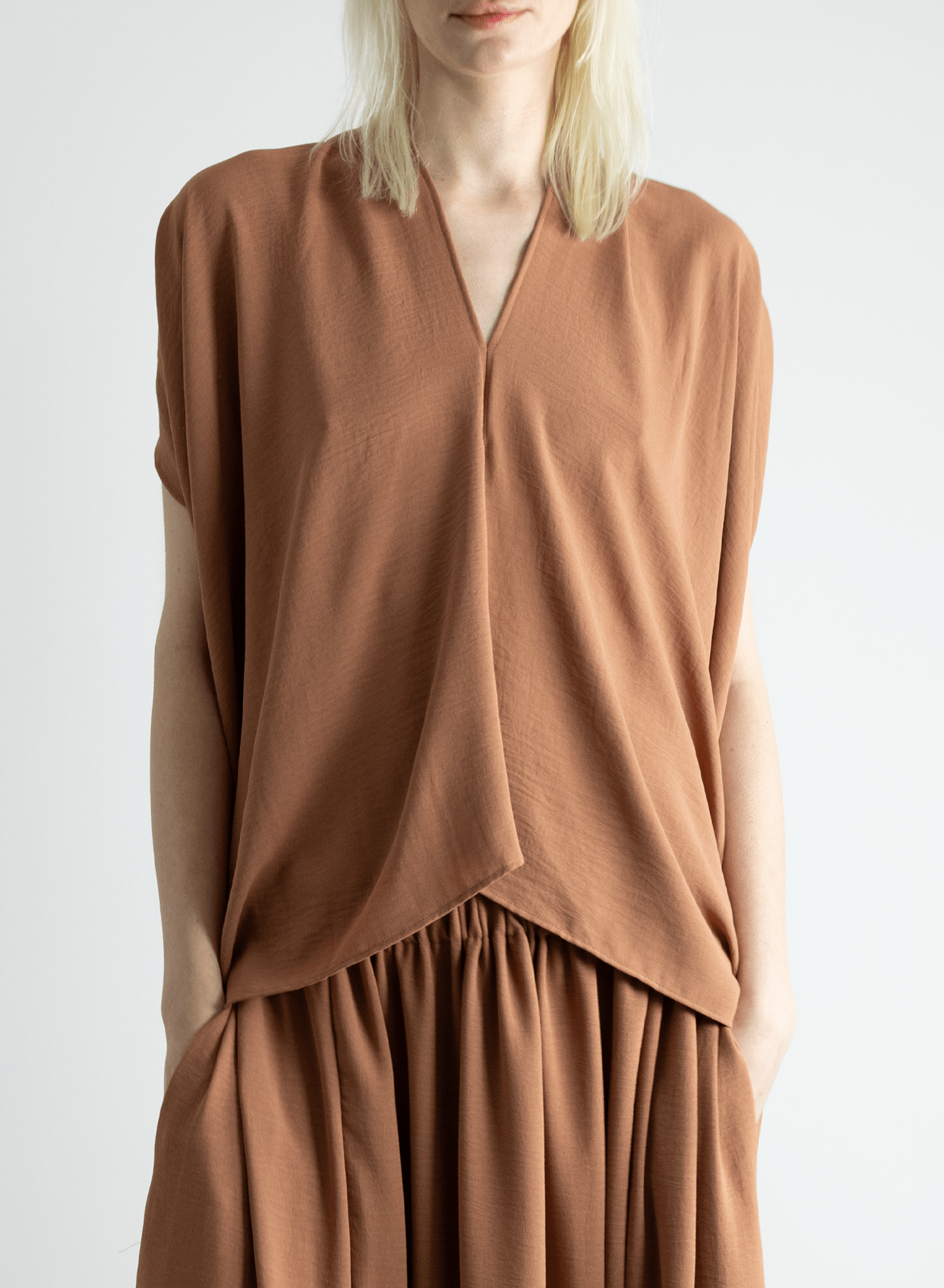 Abstraction Top - Latte - Meg