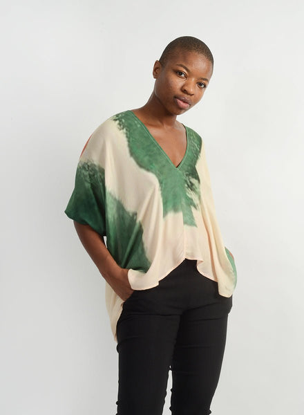 Abstraction Top - Print - O/S (RESALE ITEM) - Meg