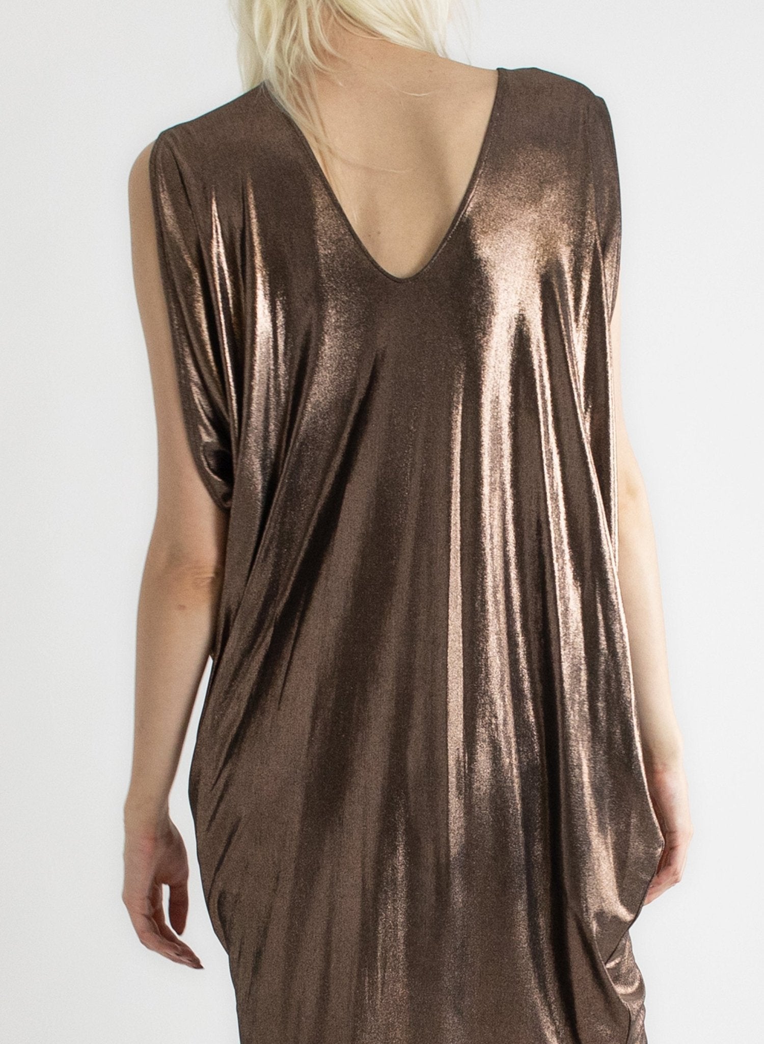 Airflow Gown - Gold Liquid - Meg - Made in Canada