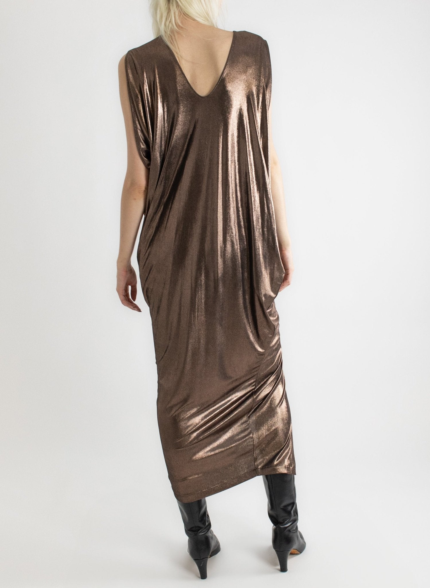 Airflow Gown - Gold Liquid - Meg - Made in Canada