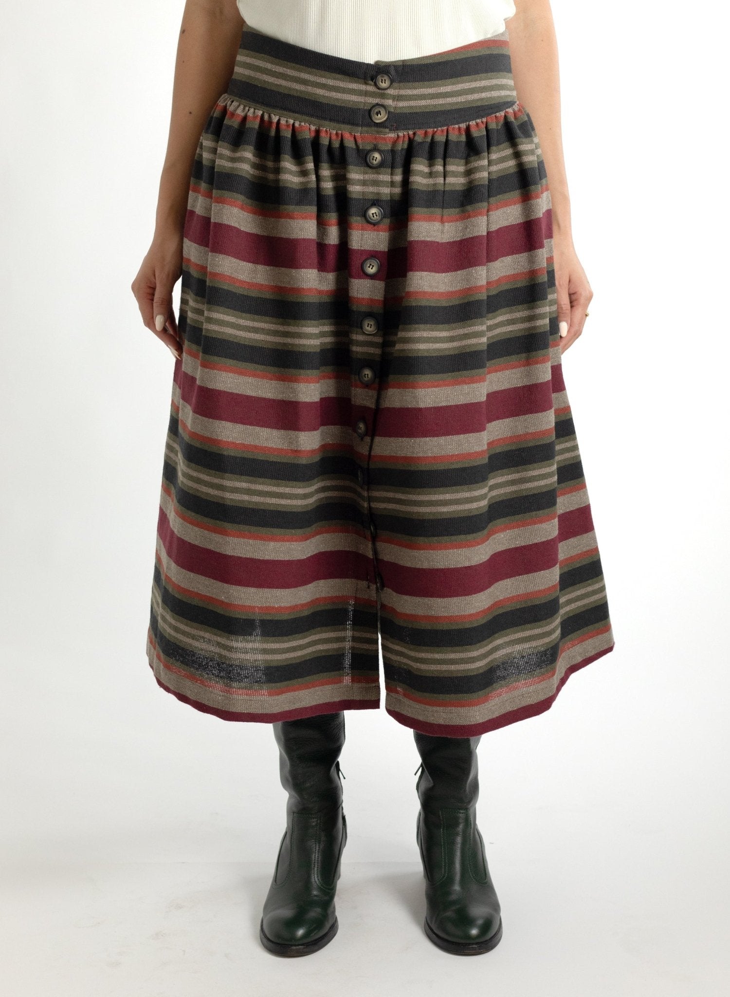 Amanda Skirt - Shuttle Stripe - Meg