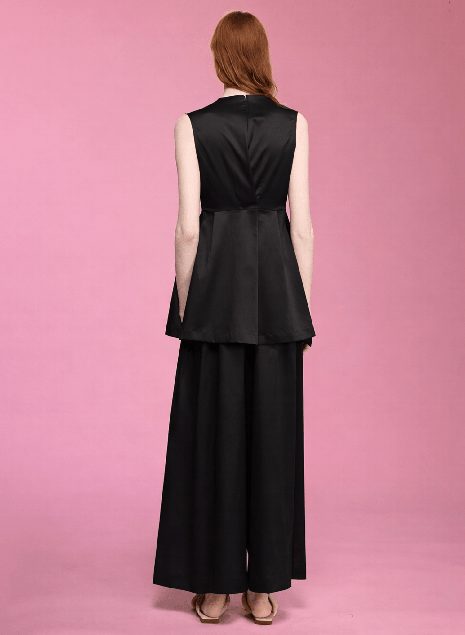 Apron Top - Black (PRE - ORDER) - Meg