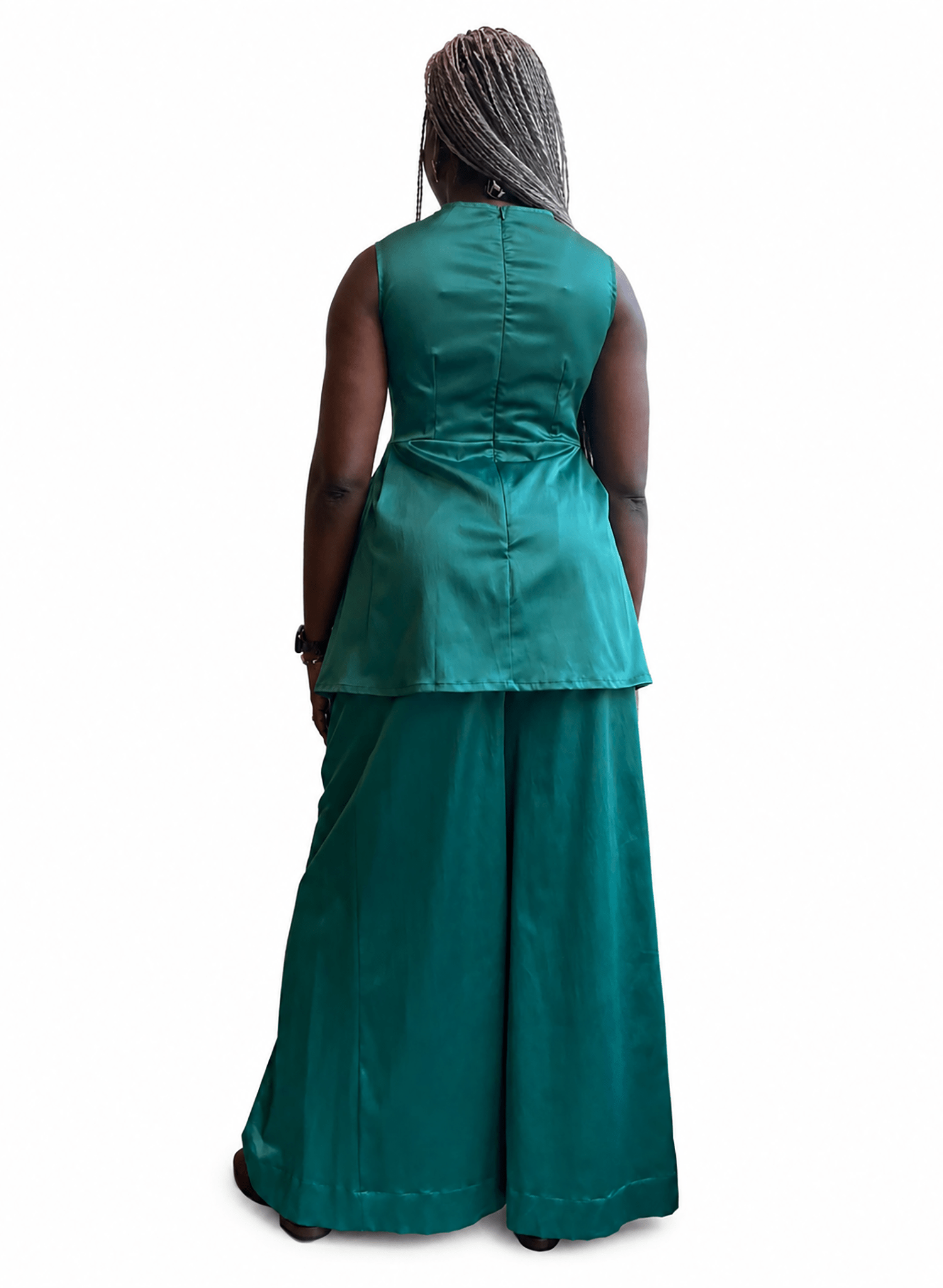 Apron Top - Emerald - Meg
