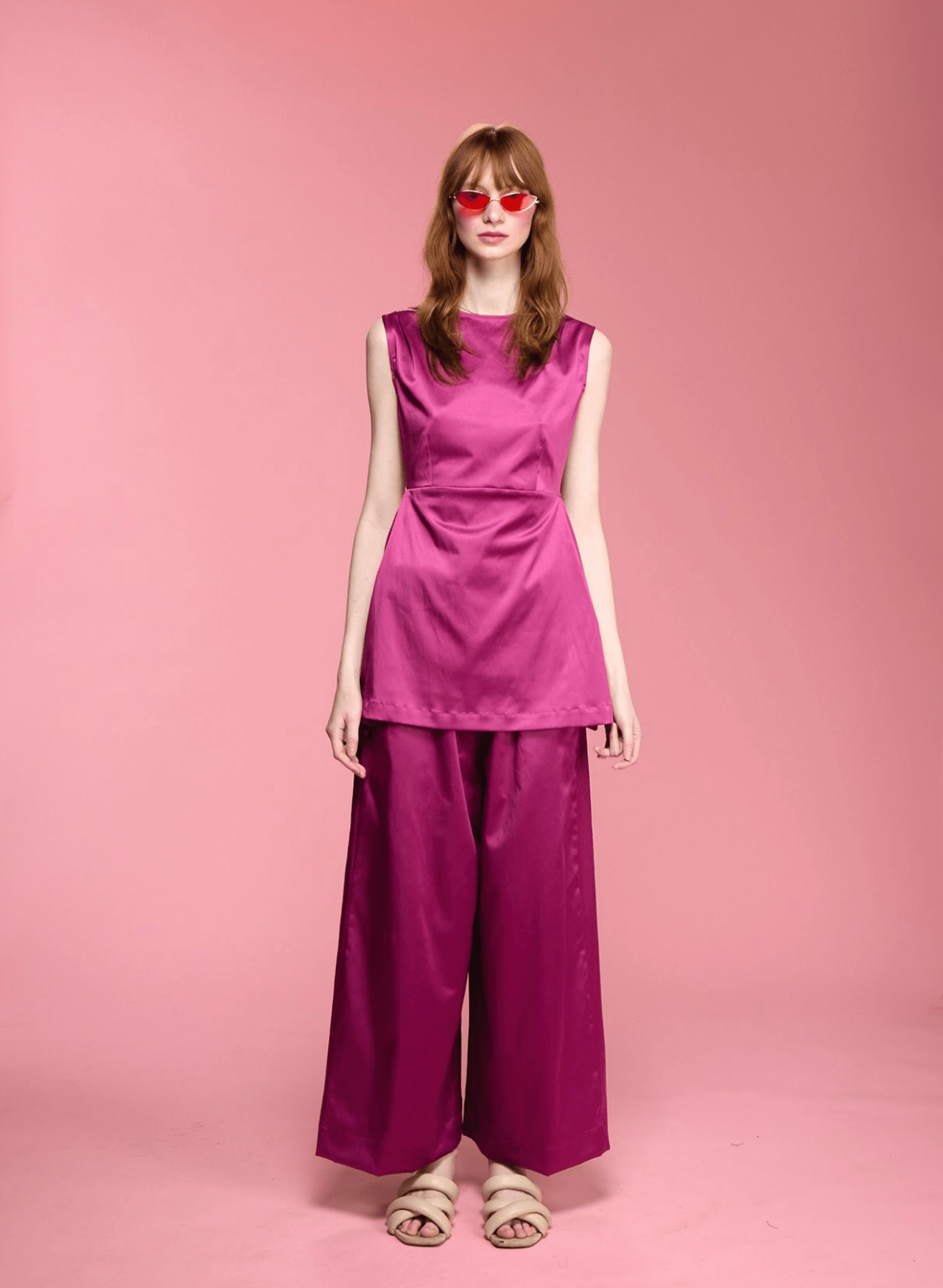 Apron Top - Fuchsia (PRE - ORDER) - Meg