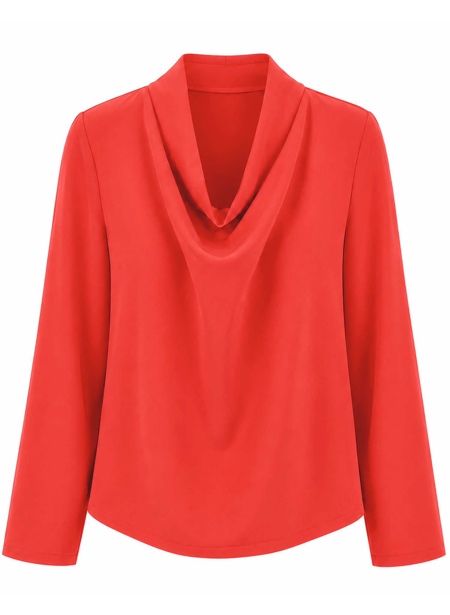 At the Rink Cowl Top - Orange/Red (PRE-ORDER) - Meg