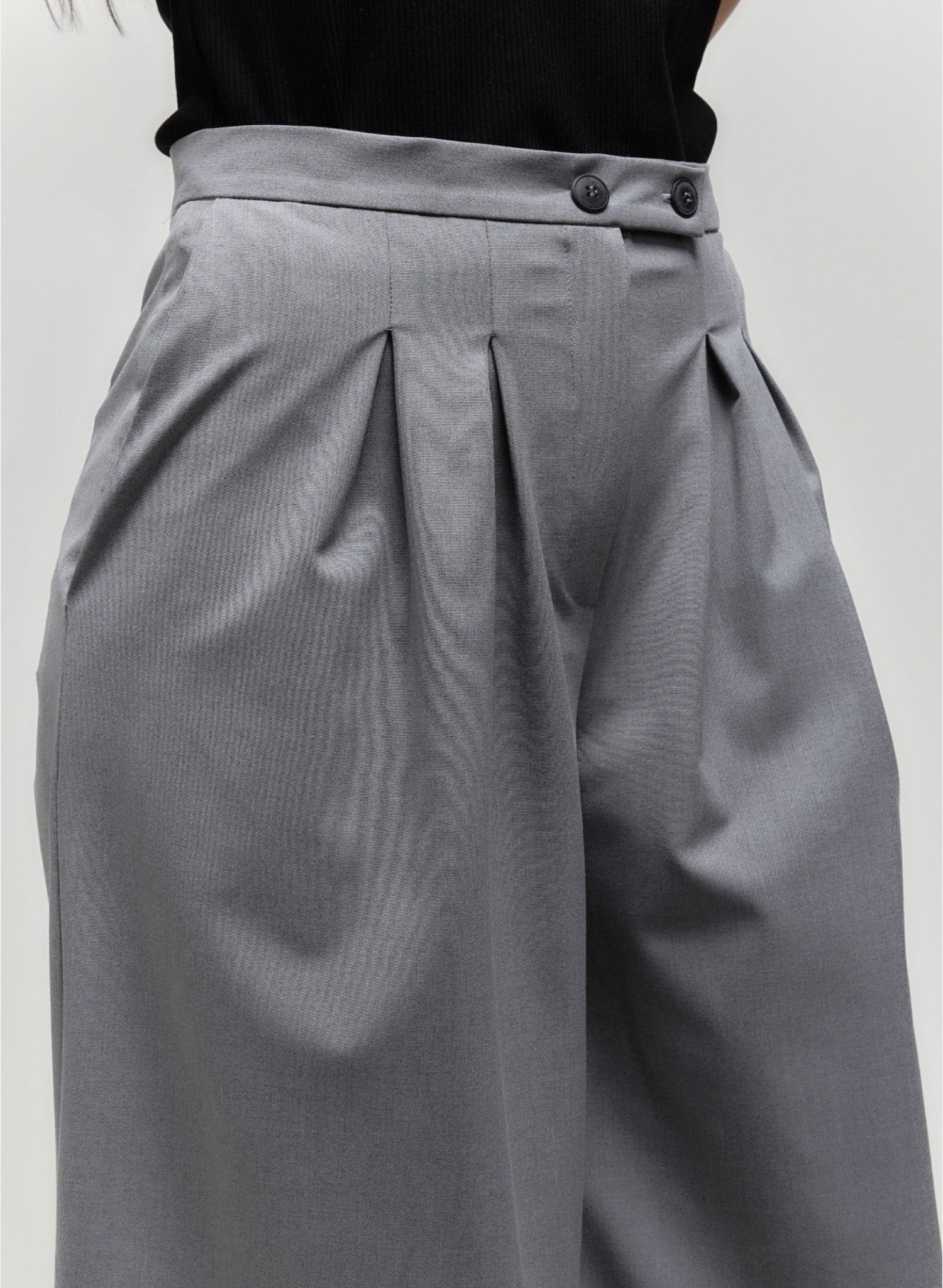 Atlas Slouchy Trouser - Grey - Meg