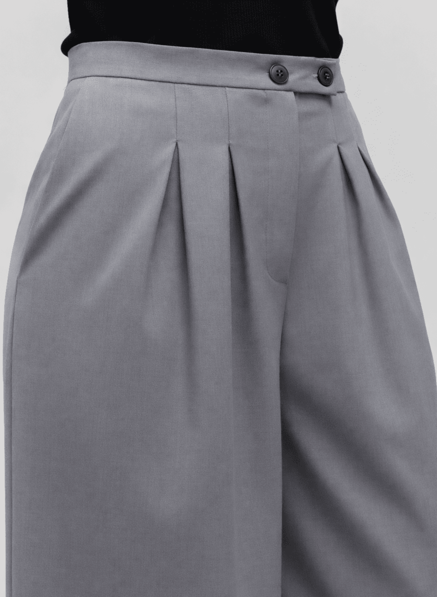 Atlas Slouchy Trouser - Grey - Meg