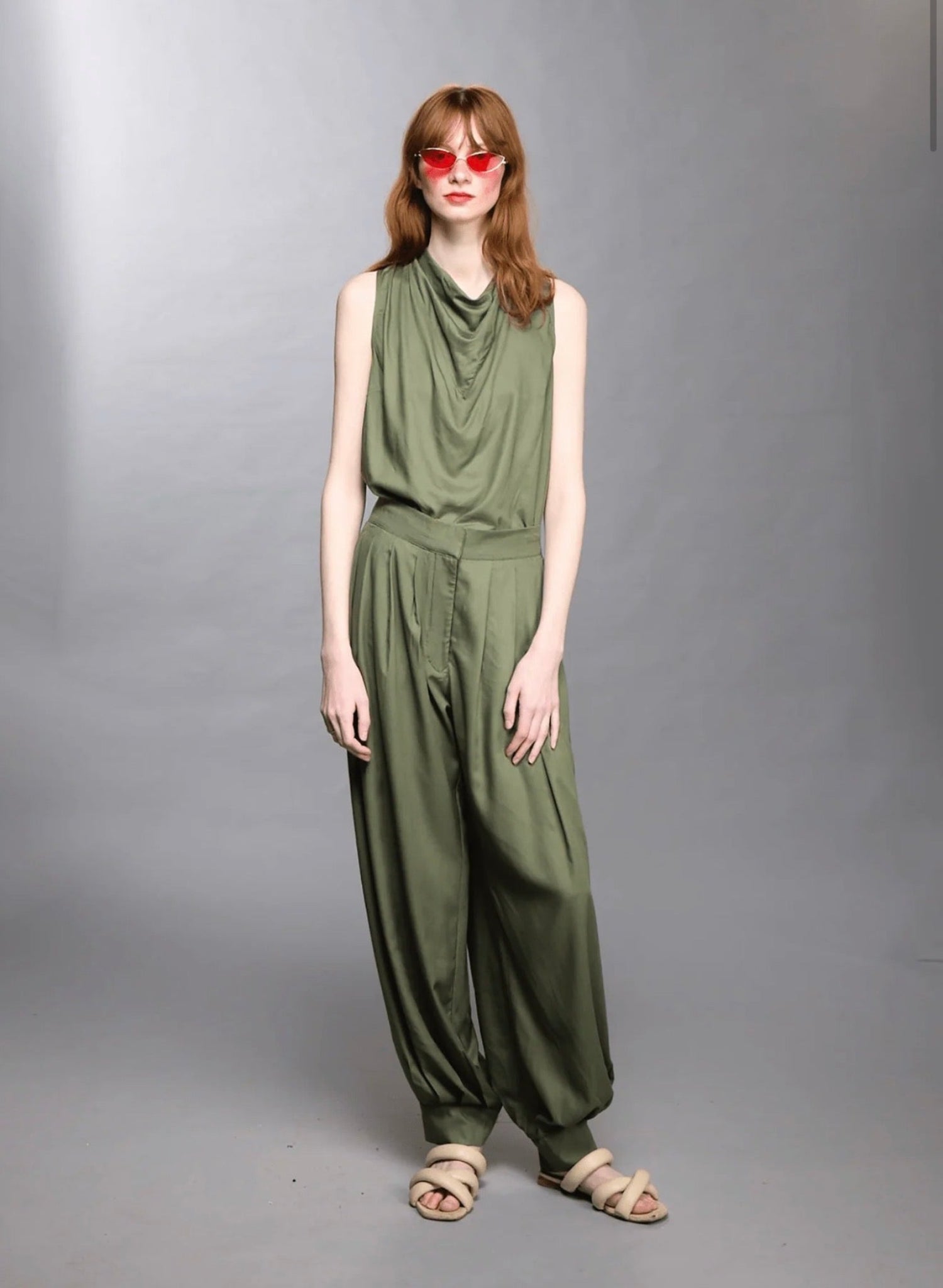 Balloon Pant - Olive (PRE - ORDER) - Meg