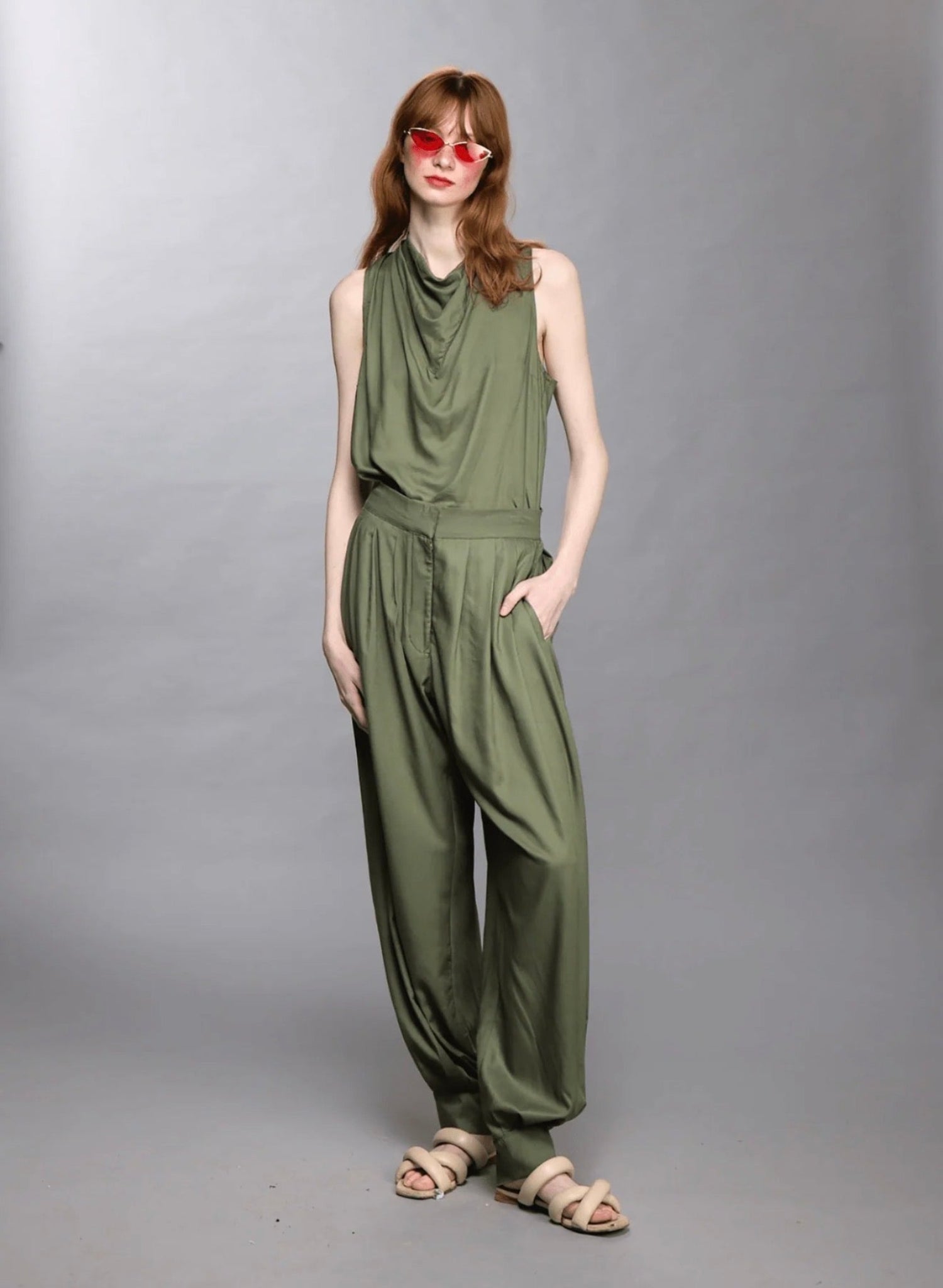 Balloon Pant - Olive (PRE - ORDER) - Meg