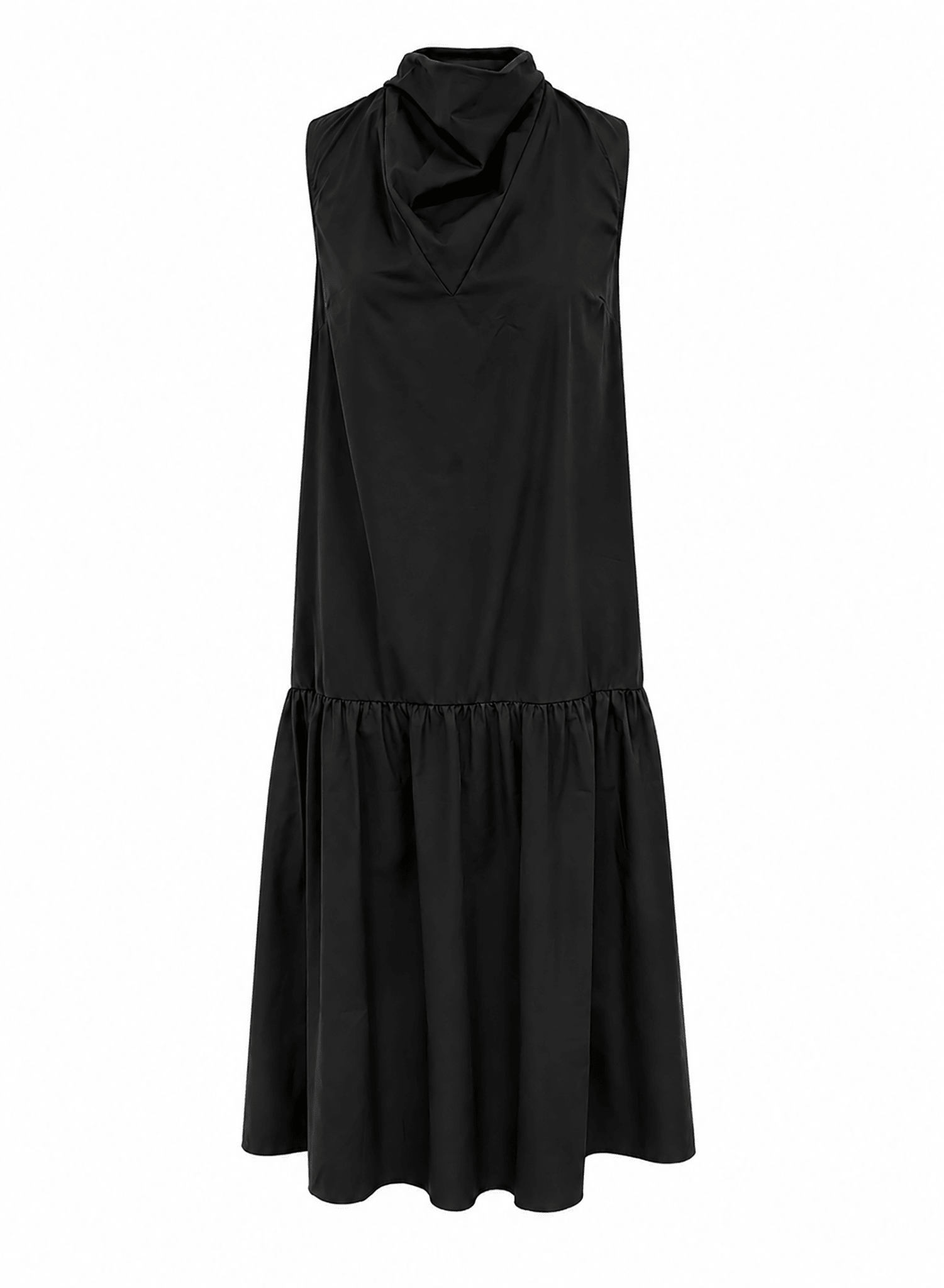 Bandana Dress - Black - Meg