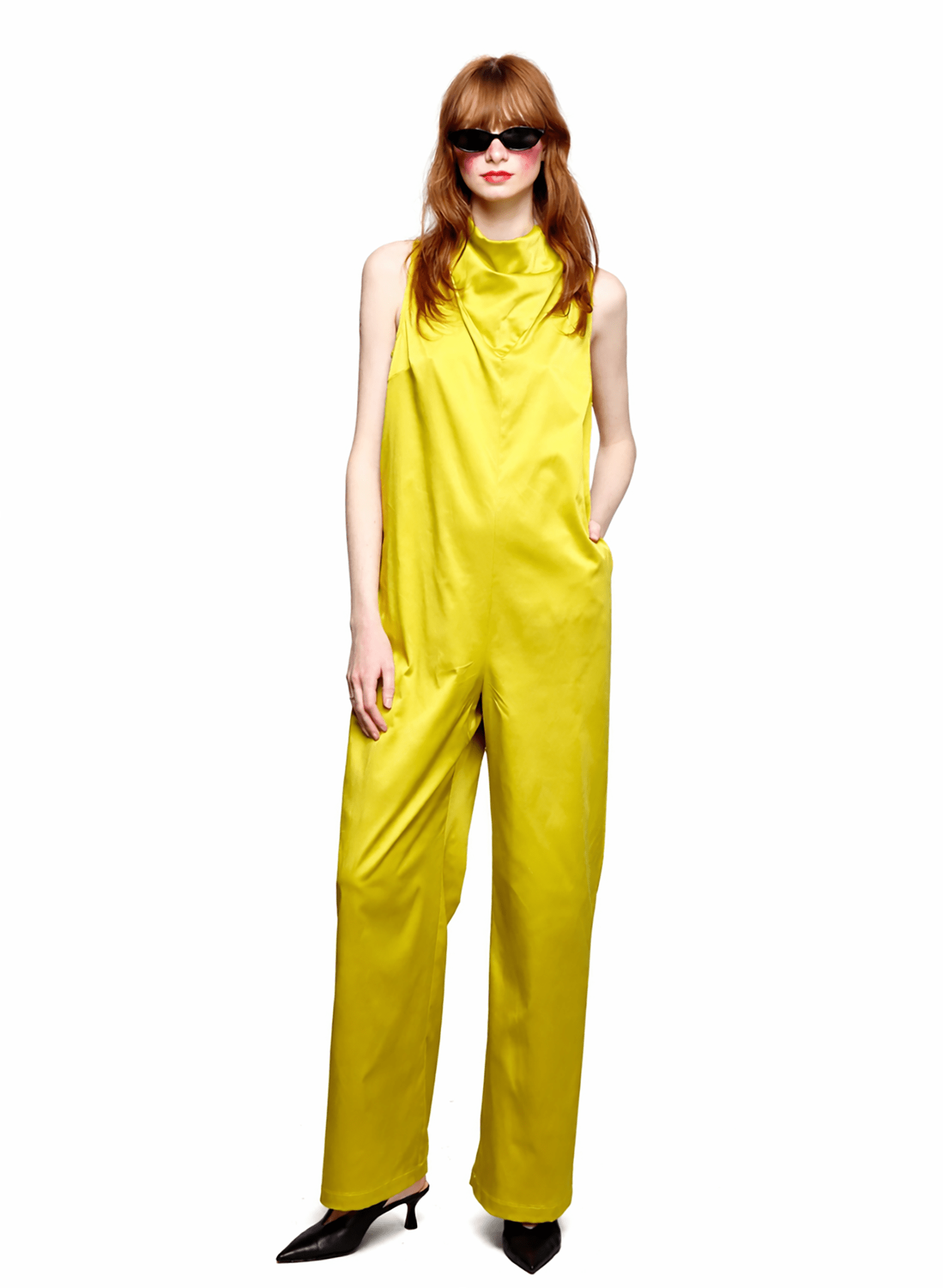 Bandana Jumpsuit - Chartreuse - Meg