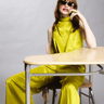 Bandana Jumpsuit - Chartreuse (PRE - ORDER) - Meg