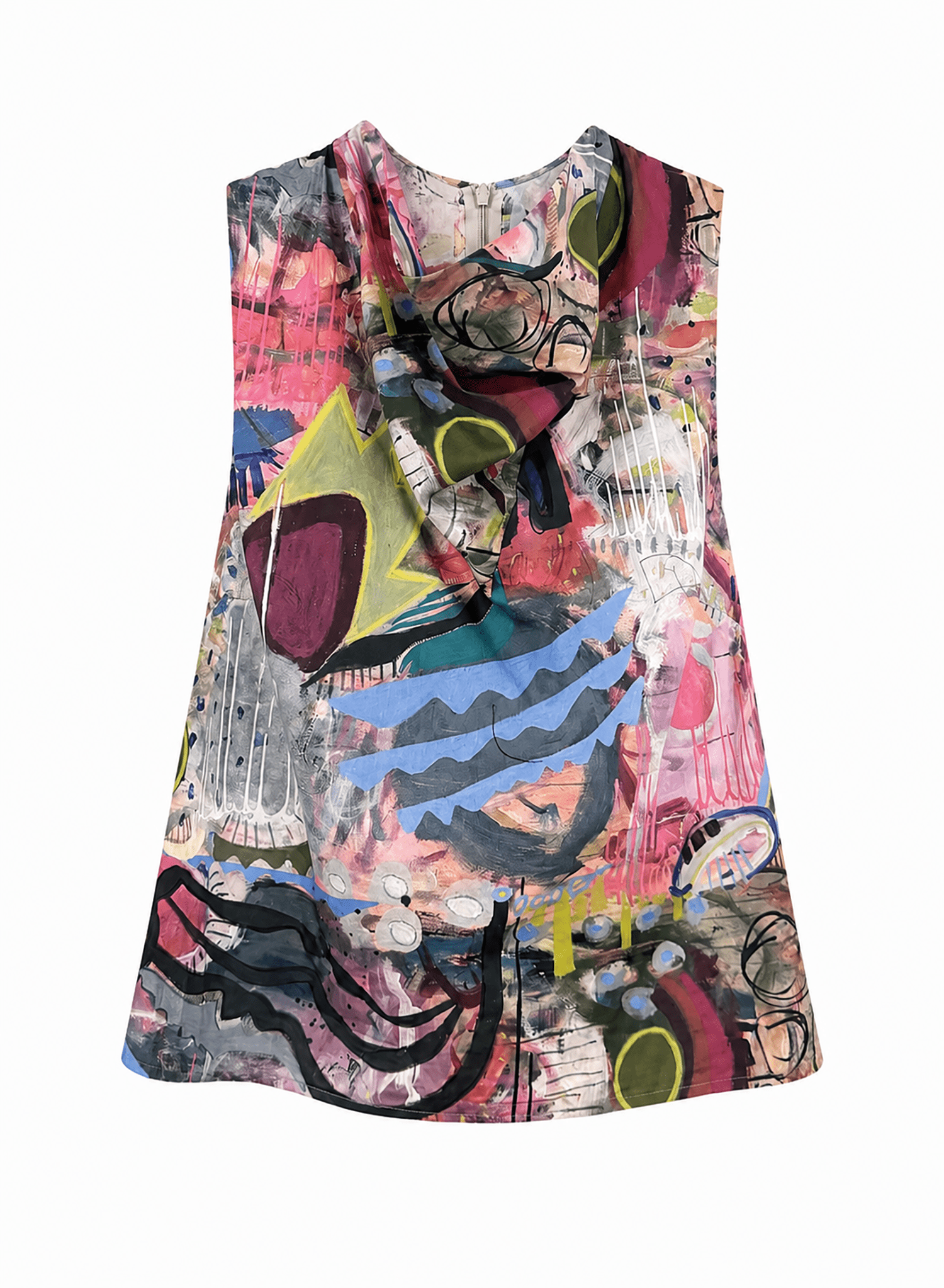 Bandana Top - 'Fight Like a Girl' Print - Meg