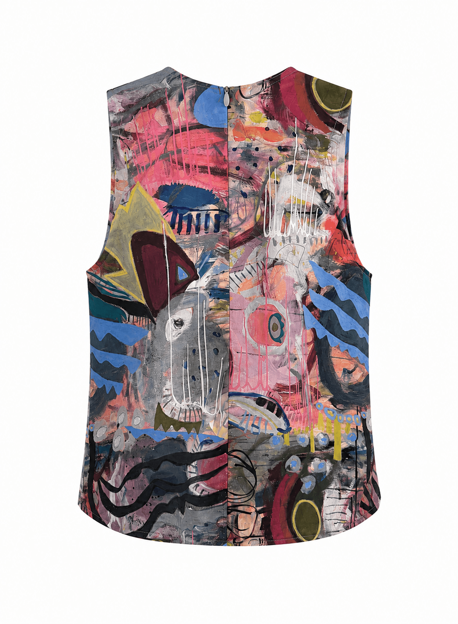 Bandana Top - 'Fight Like a Girl' Print - Meg