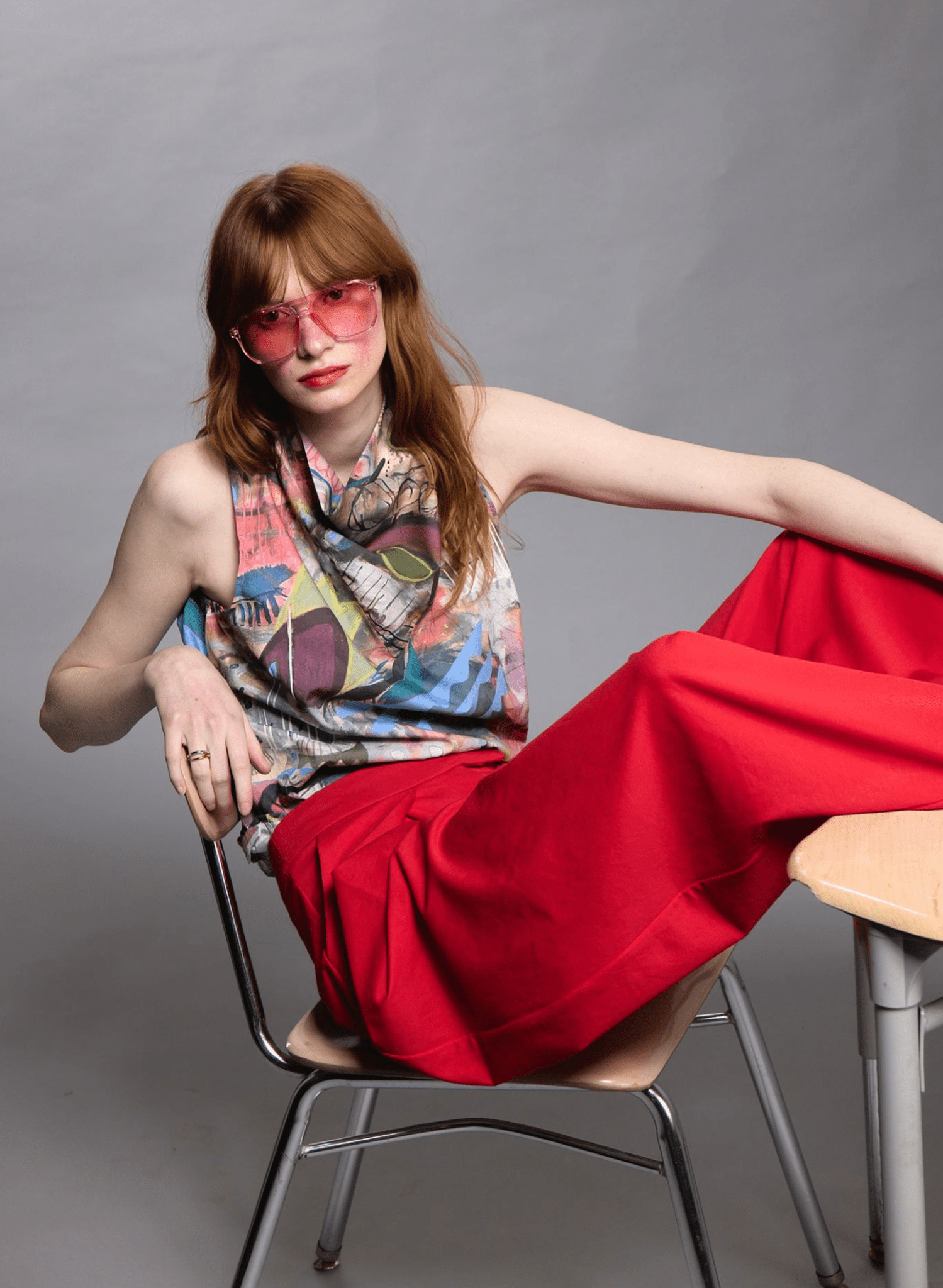 Bandana Top - Fight Like a Girl Print (PRE - ORDER) - Meg