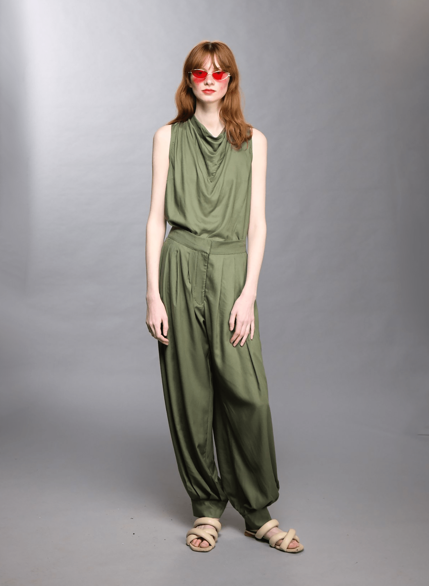 Bandana Top - Olive (PRE - ORDER) - Meg