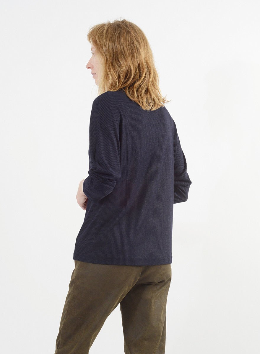 Batwing Shirt - Navy - S (RESALE ITEM)