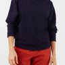 Batwing Skinny Top - Navy - Meg