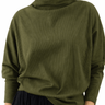 Batwing Skinny Top - Olive - Meg