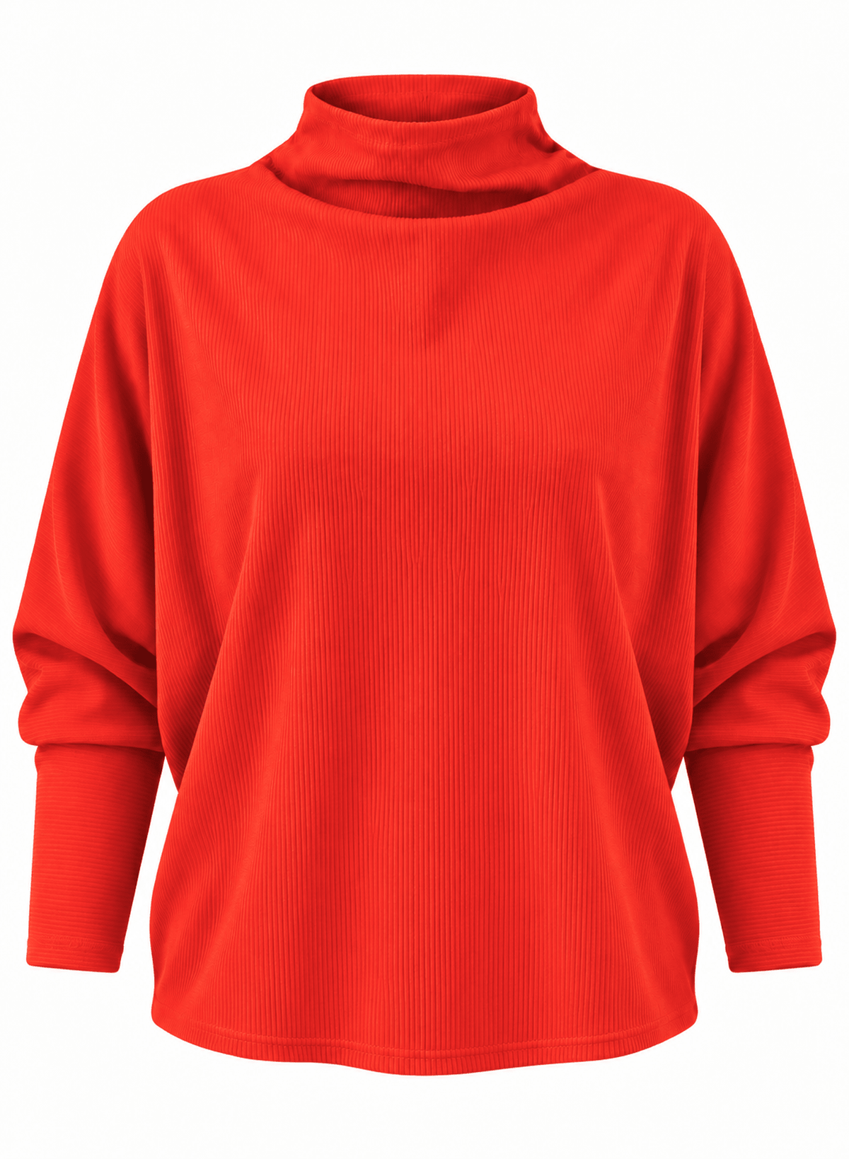 Batwing Skinny Top - Scarlet - Meg