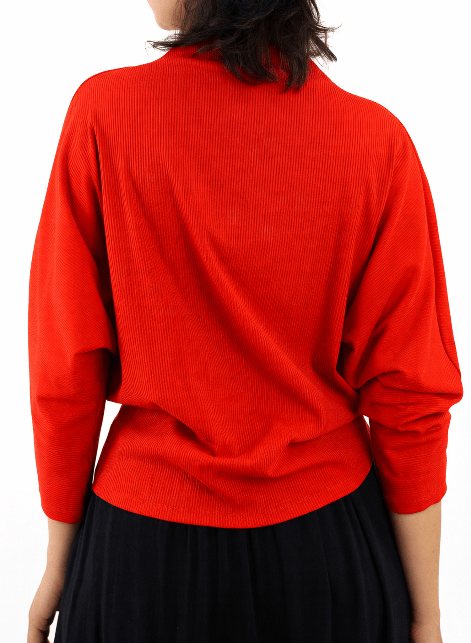 Batwing Skinny Top - Scarlet - Meg