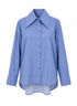 Big Collar Shirt - Blue - Meg